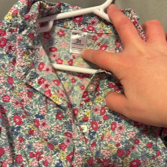 Carter’s toddler flower top - Picture 5 of 6